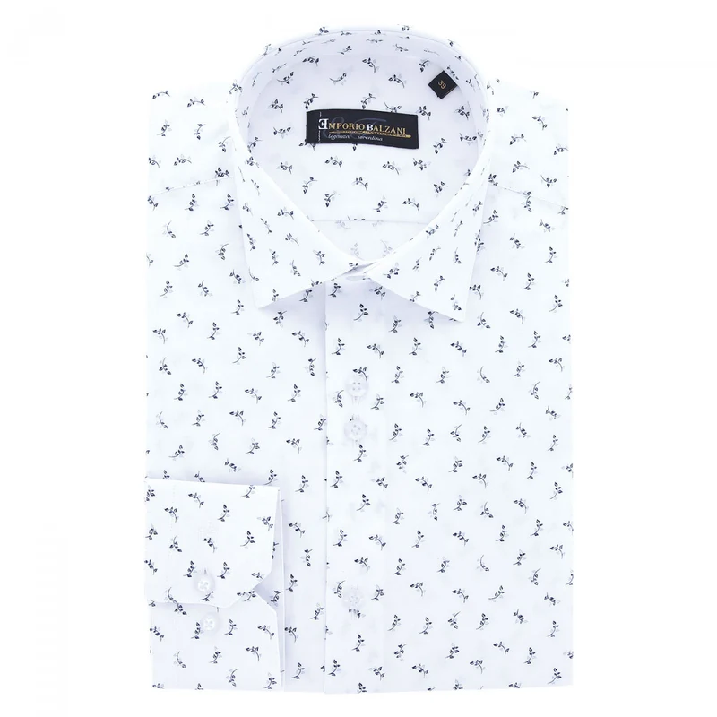 Chemise homme tissu imprimé coupe droite FANCARO Emporio balzani