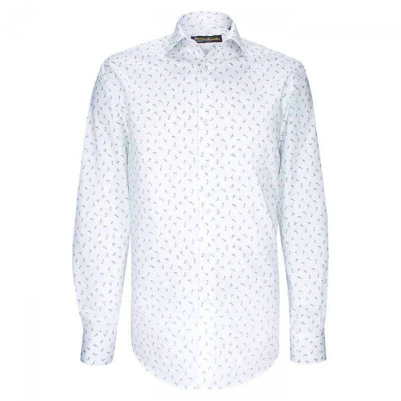 Chemise homme tissu imprimé floral coupe droite FANIOLO Emporio balzani