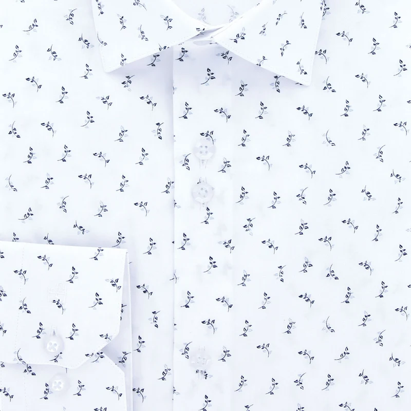 Chemise homme tissu imprimé floral coupe droite FANIOLO Emporio balzani
