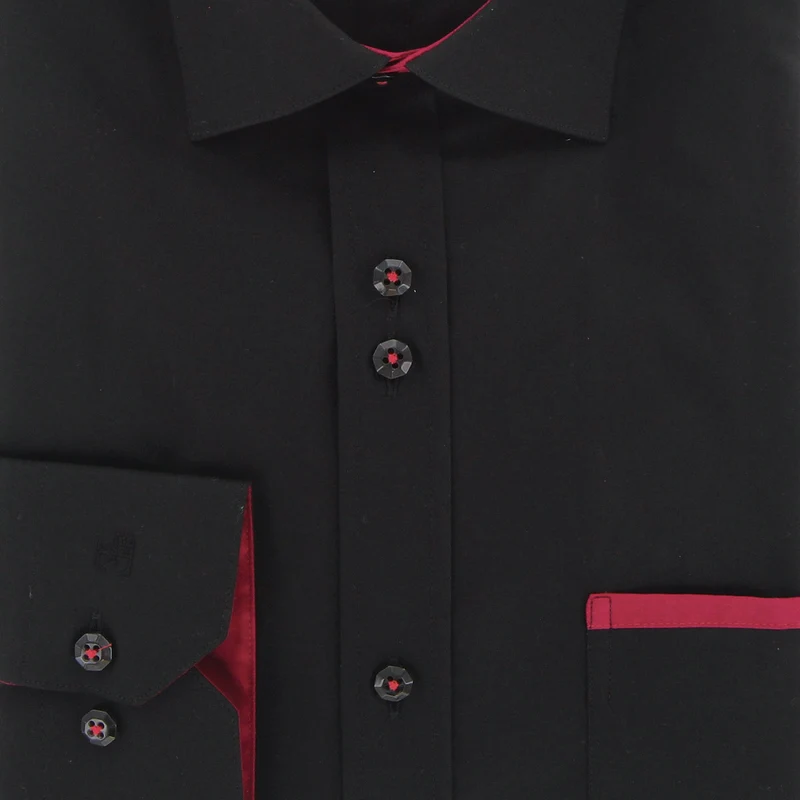 Chemise homme unie liseré sur poche coupe cintrée TASSORO Emporio balzani