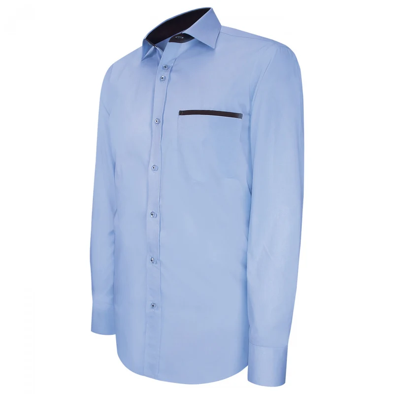 Chemise homme unie liseré sur poche coupe cintrée TASCOMAR Emporio balzani