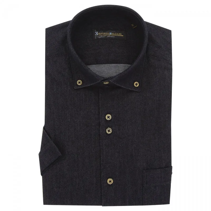 Chemisette homme en jean coupe droite DENIMETA Emporio balzani