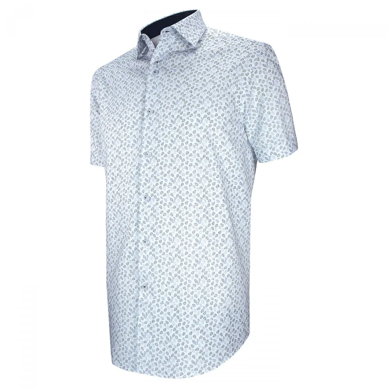 Chemisette homme à tissu imprimé coupe droite FLORALO Emporio balzani