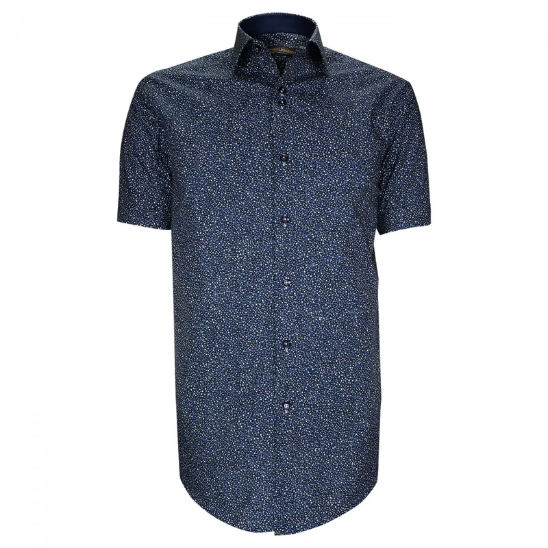 Chemisette homme à tissu imprimé floral coupe droite FLORALI Emporio balzani
