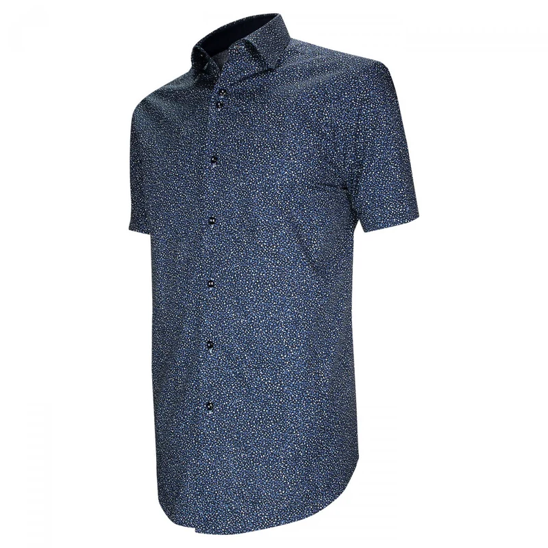 Chemisette homme à tissu imprimé floral coupe droite FLORALI Emporio balzani