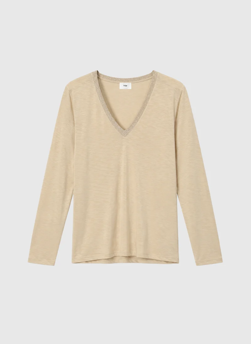 TEE-SHIRT TENIO biscuit