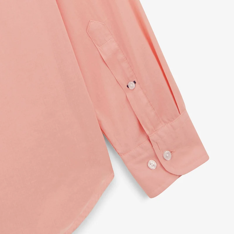 Chemise Charles mousseline de coton rose skin