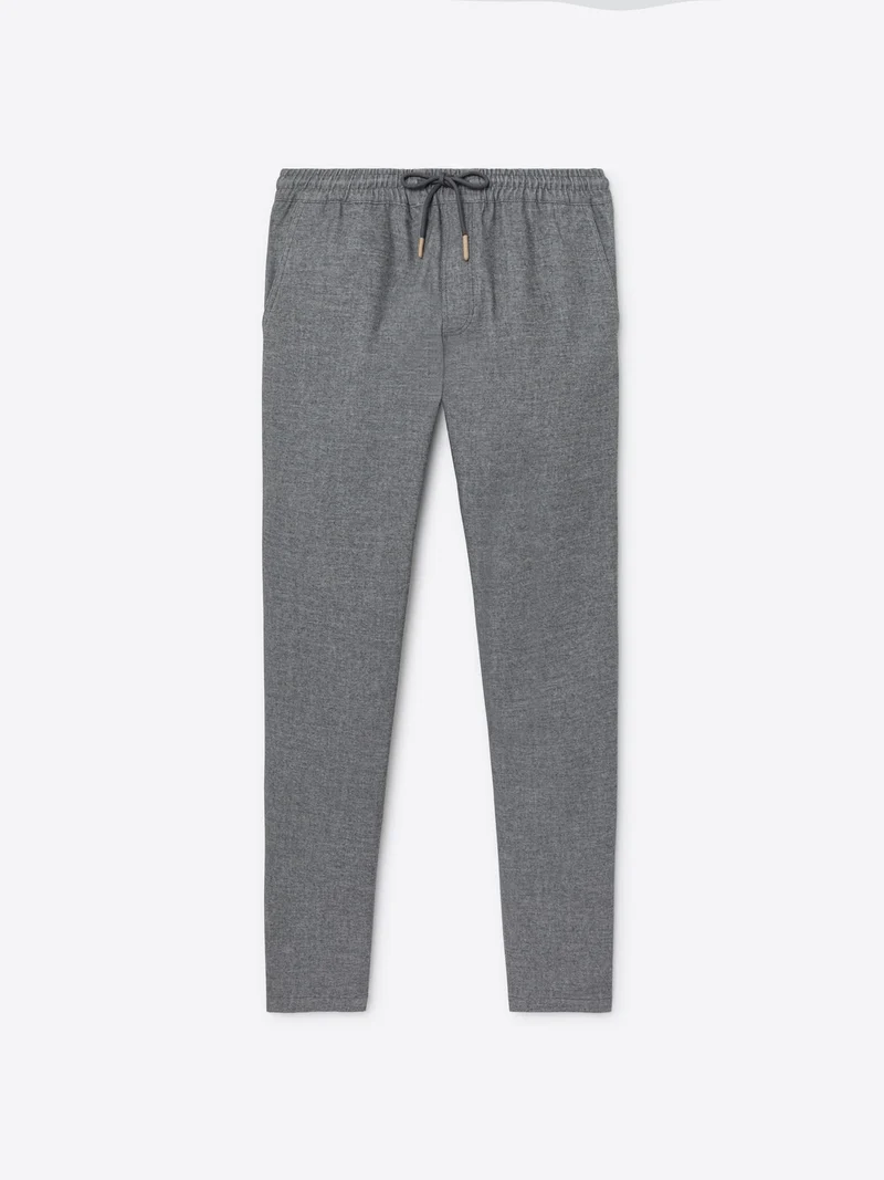 Slack chiné taille élastique