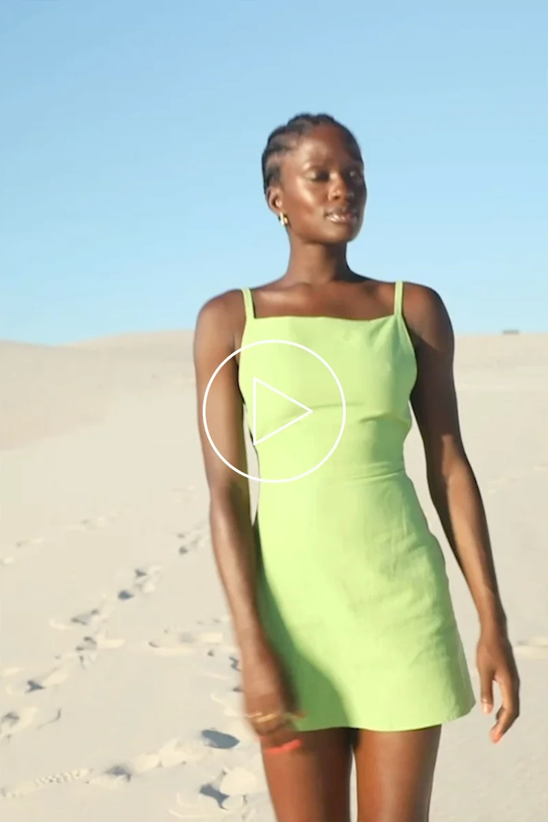 Robe Cassiopée Vert Avocat