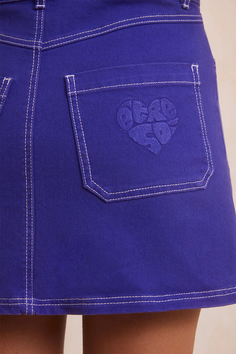 Jupe Circé Violet Royal