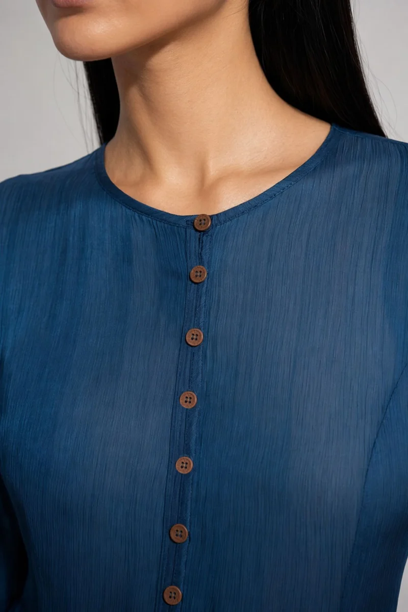 Casmira|100% Viscose Sheer Maxi Dress