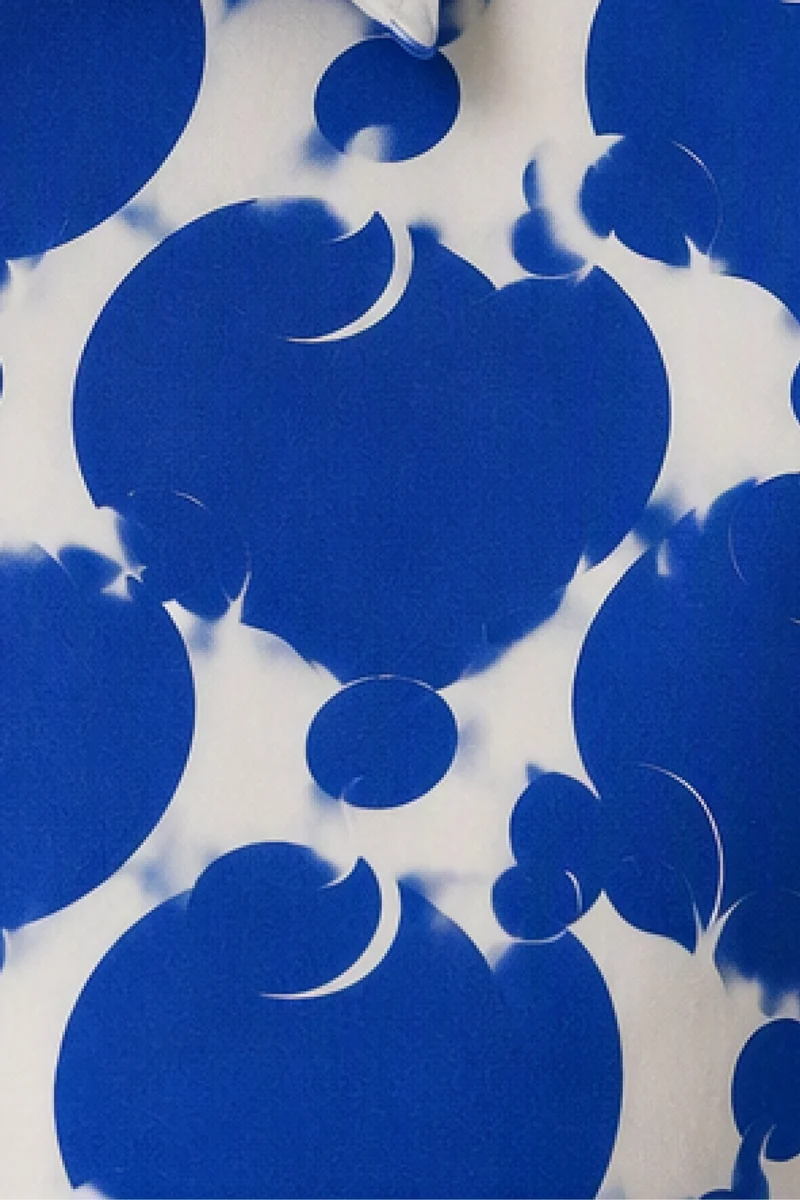 Coralia|Viscose Shell Print Half Sleeve Shirt
