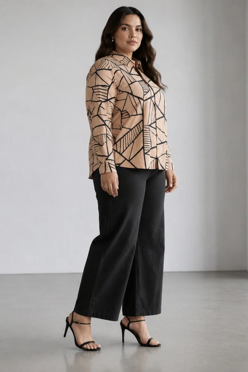 Talvera|Cotton Highlow Shirt