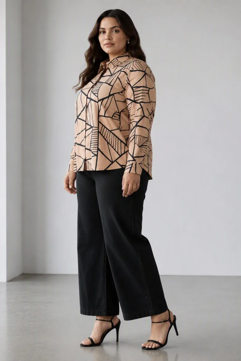 Talvera|Cotton Highlow Shirt