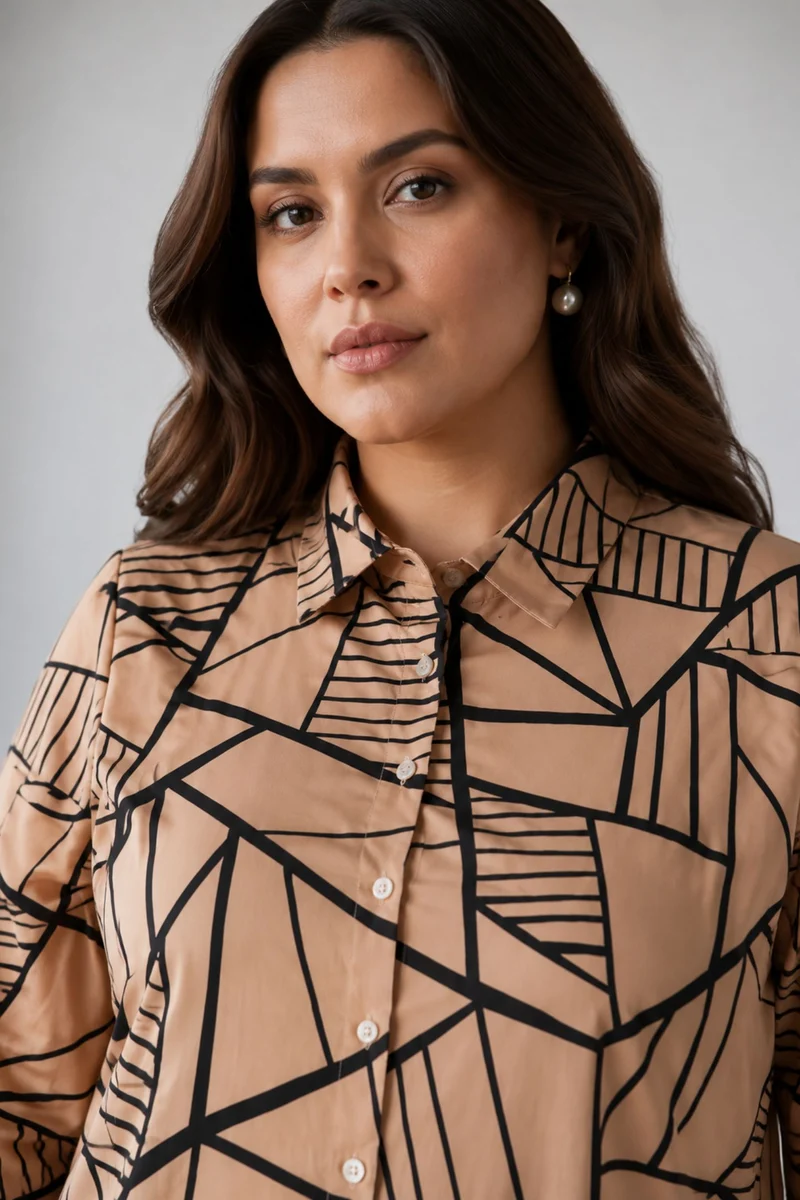 Talvera|Cotton Highlow Shirt