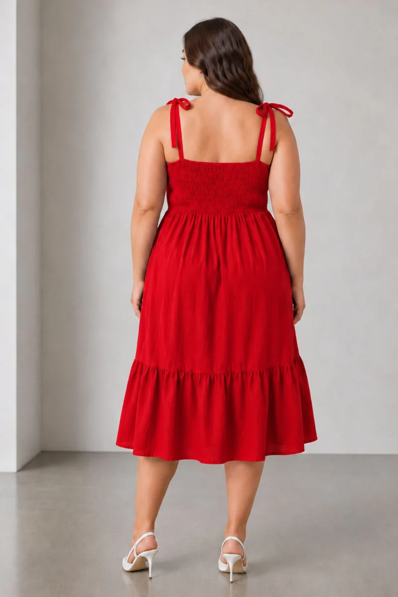 Solera|Cotton Smocked Bodice Dress