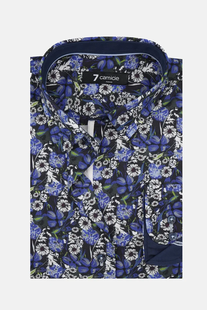Beatrice Sport Poplin Women’s Shirt Blue White