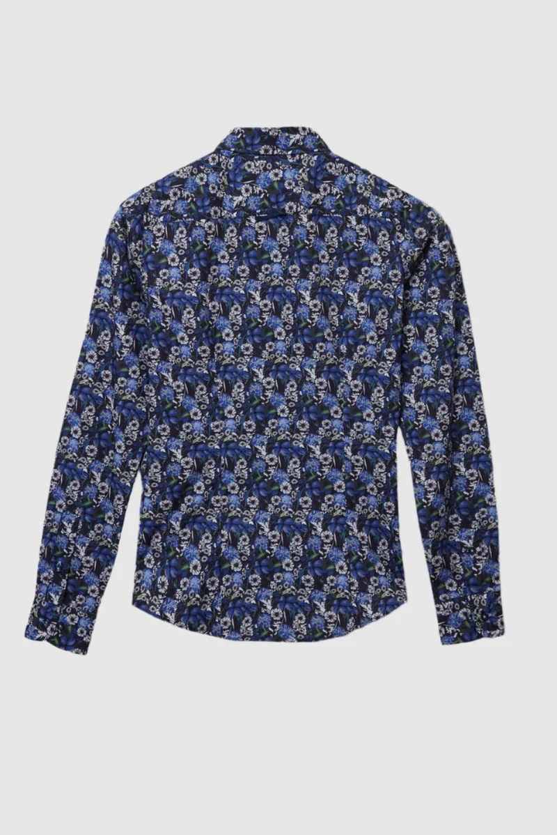 Beatrice Sport Poplin Women’s Shirt Blue White