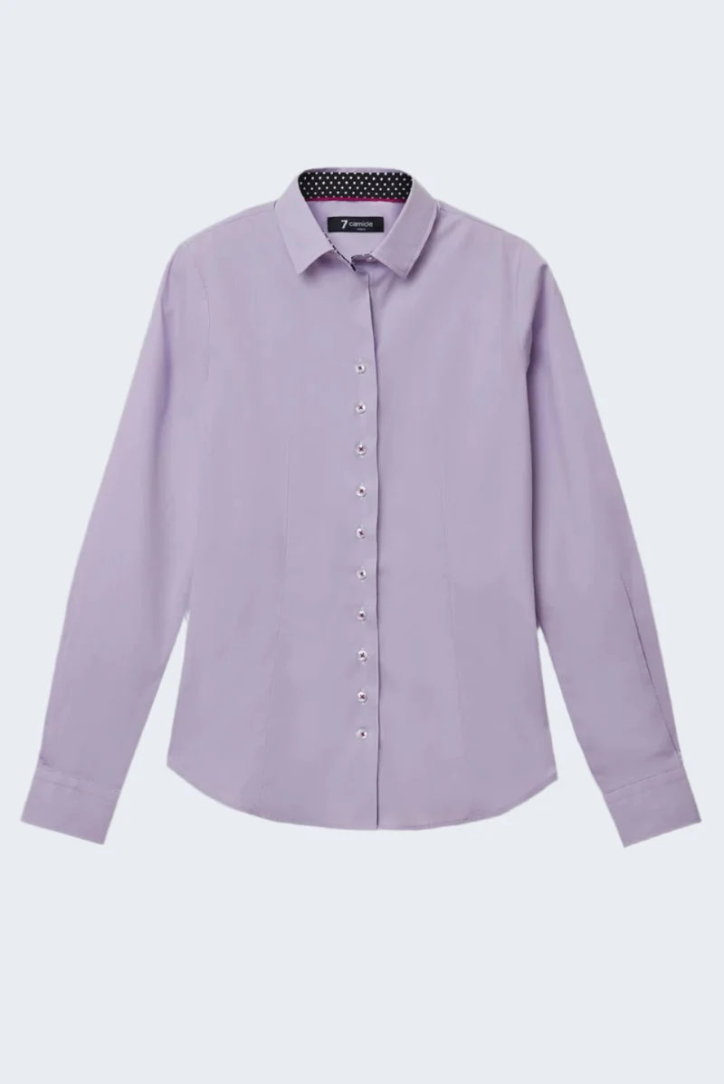 Beatrice Sport Poplin Stretch Women’s Shirt Lilac