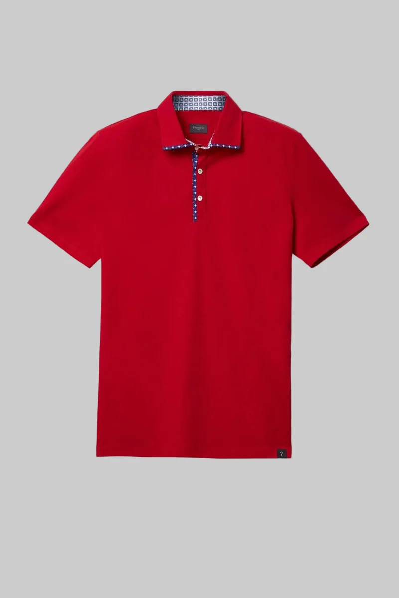 Jersey Man Polo Red
