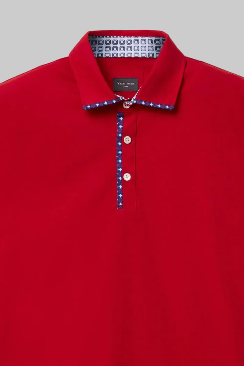Jersey Man Polo Red