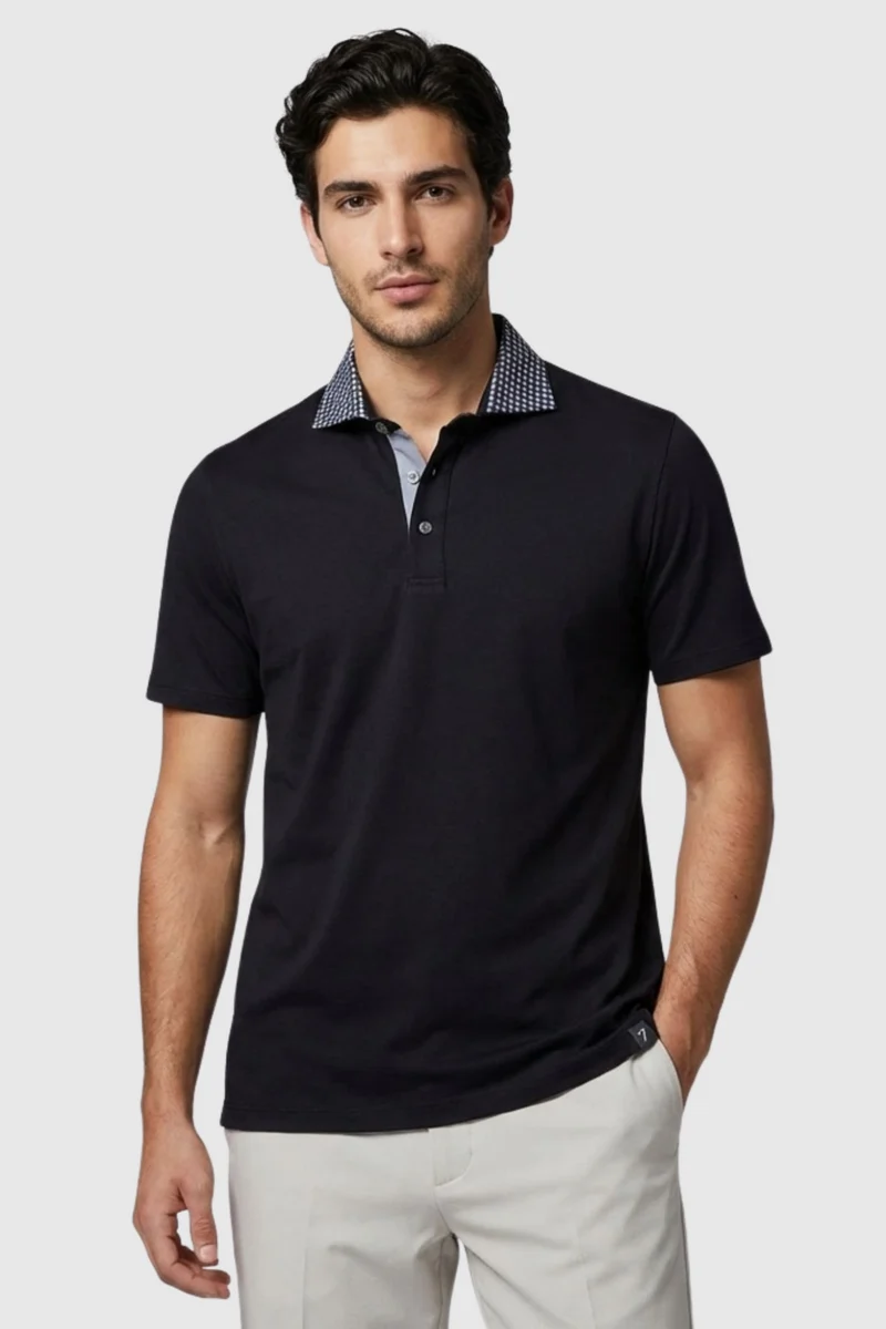 Jersey Man Polo Black