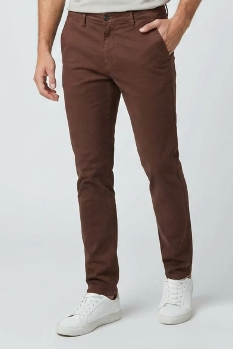 Cotton Stretch Man Pant Brown