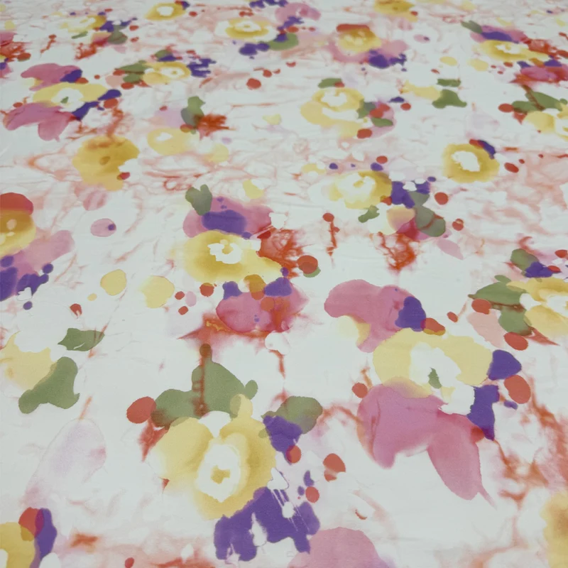 Tissu Satin Stretch, Coton - Acquerello