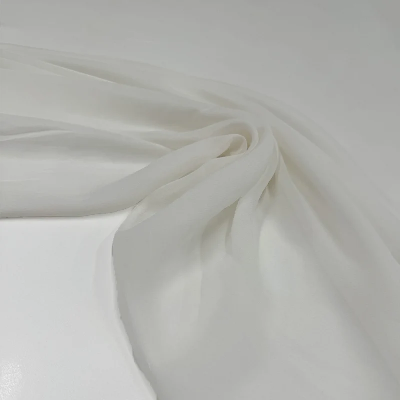Tissu Crêpe Georgette, Soie - Rubino