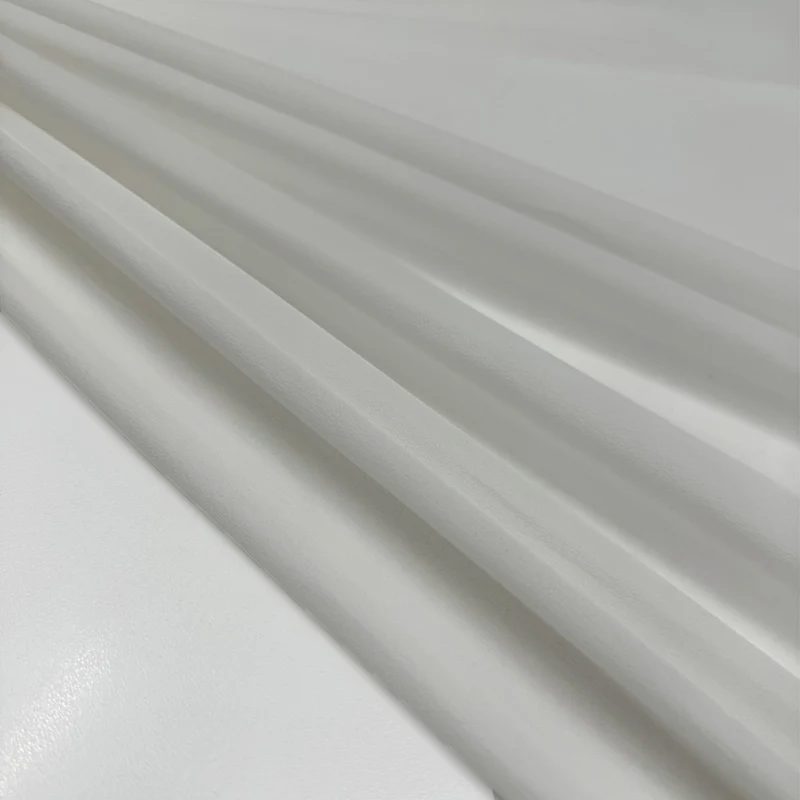 Tissu Crêpe Georgette, Soie - Rubino