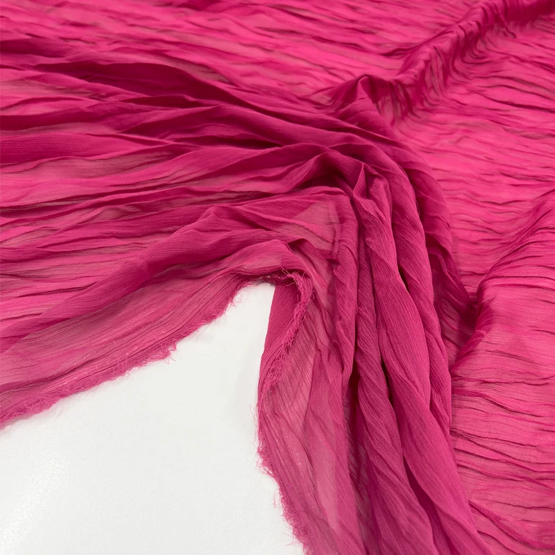 Tissu Crêpe Georgette Plissé - Totano