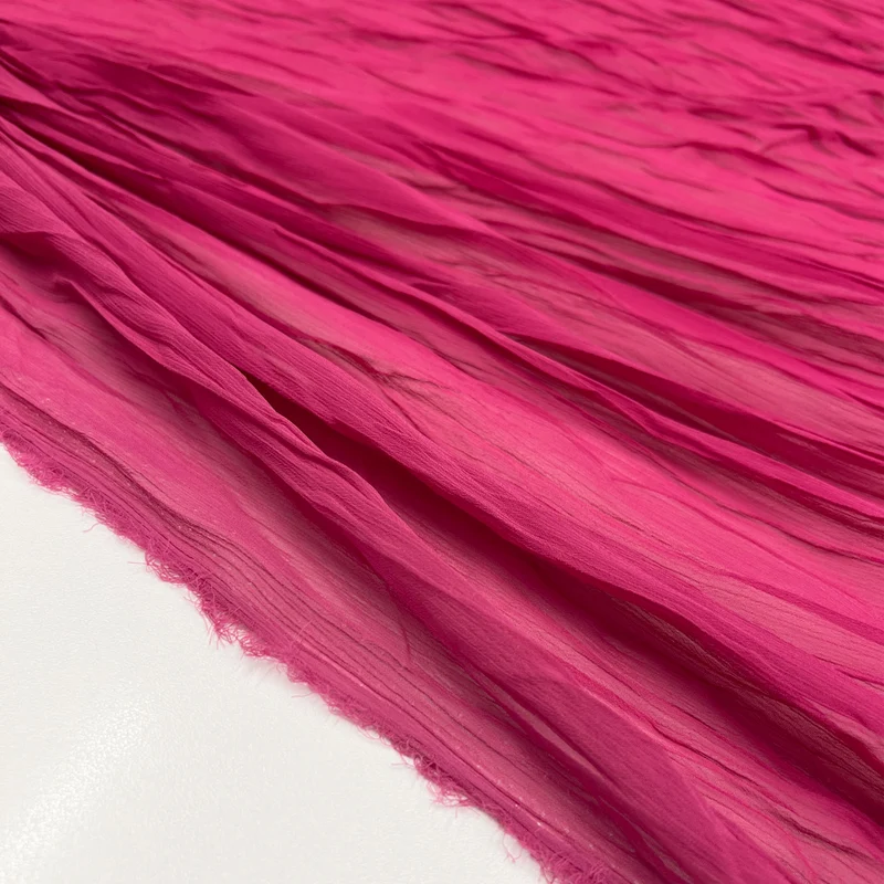 Tissu Crêpe Georgette Plissé - Totano