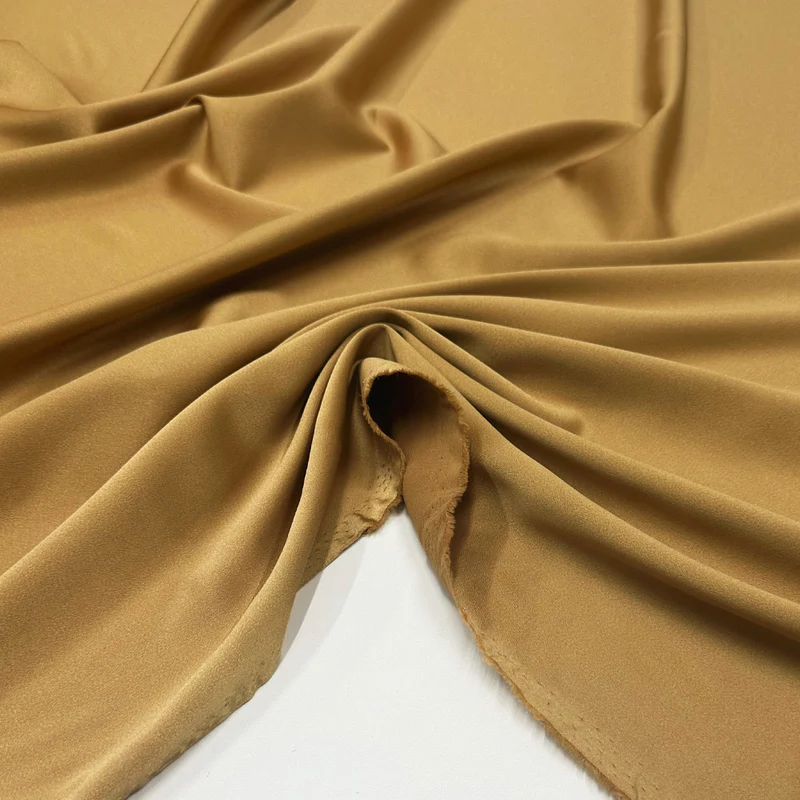 Tissu Crêpe Envers Satin, Lourd Stretch - Elvira