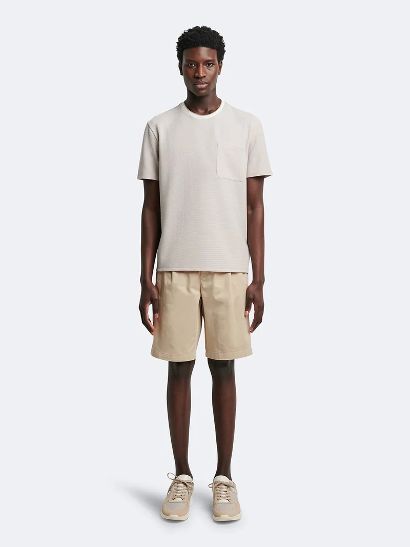 Bermuda regular en coton