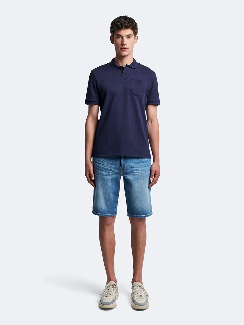 Bermuda en coton délavé