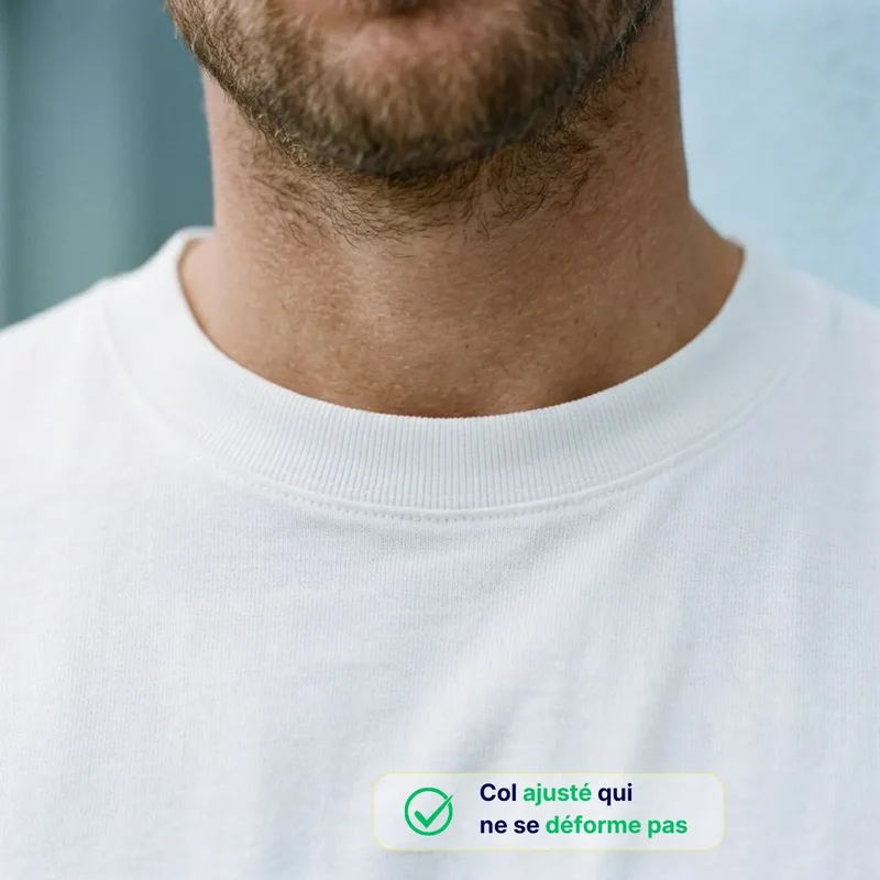 T-shirt homme blanc LE 240