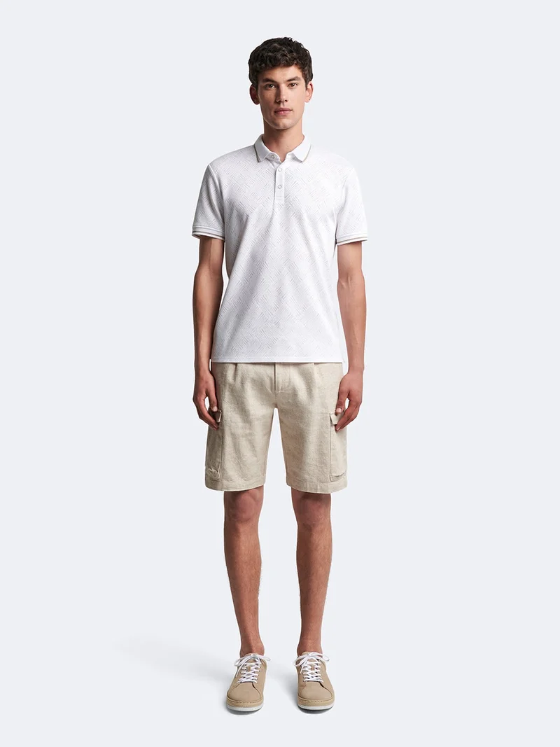 Bermuda regular en coton