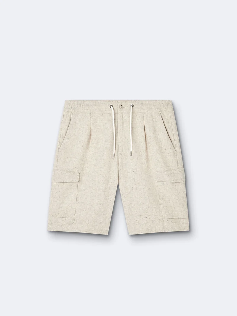 Bermuda regular en coton