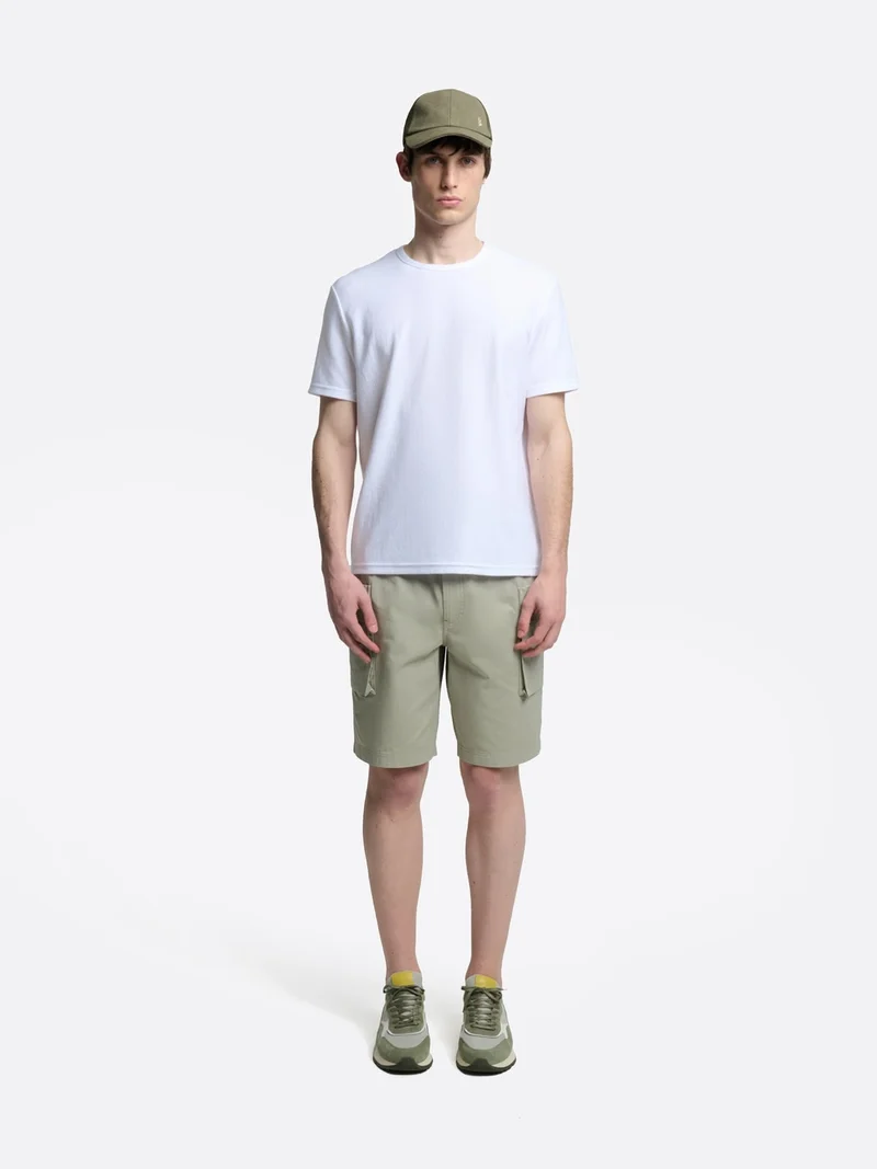 Bermuda slim en coton