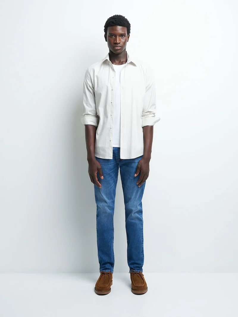 Jean denim xslim en coton mélangé