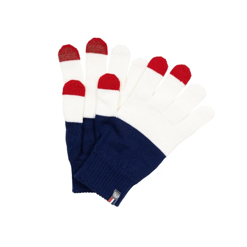 Gants bleu blanc rouge homme