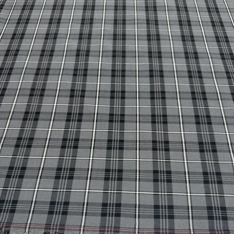 Tissu Tailleur Stretch, Viscose - Tartan, Bruno