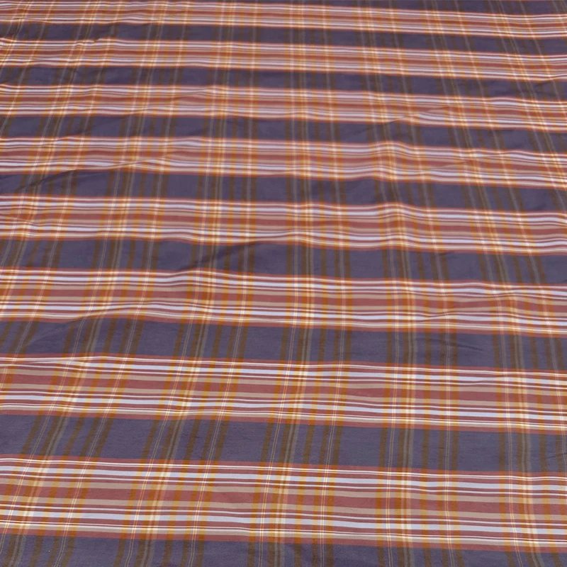 Tissu Cupro - Tartan, Perla