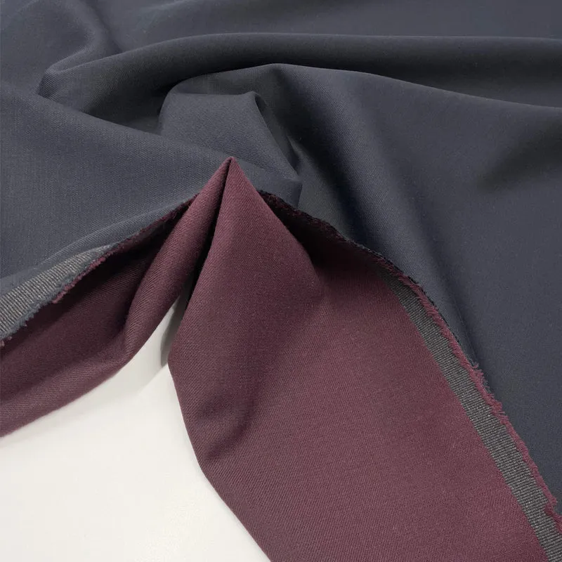 Tissu Manteau Gabardine Stretch, Laine Vierge - Double Face, Tommaso
