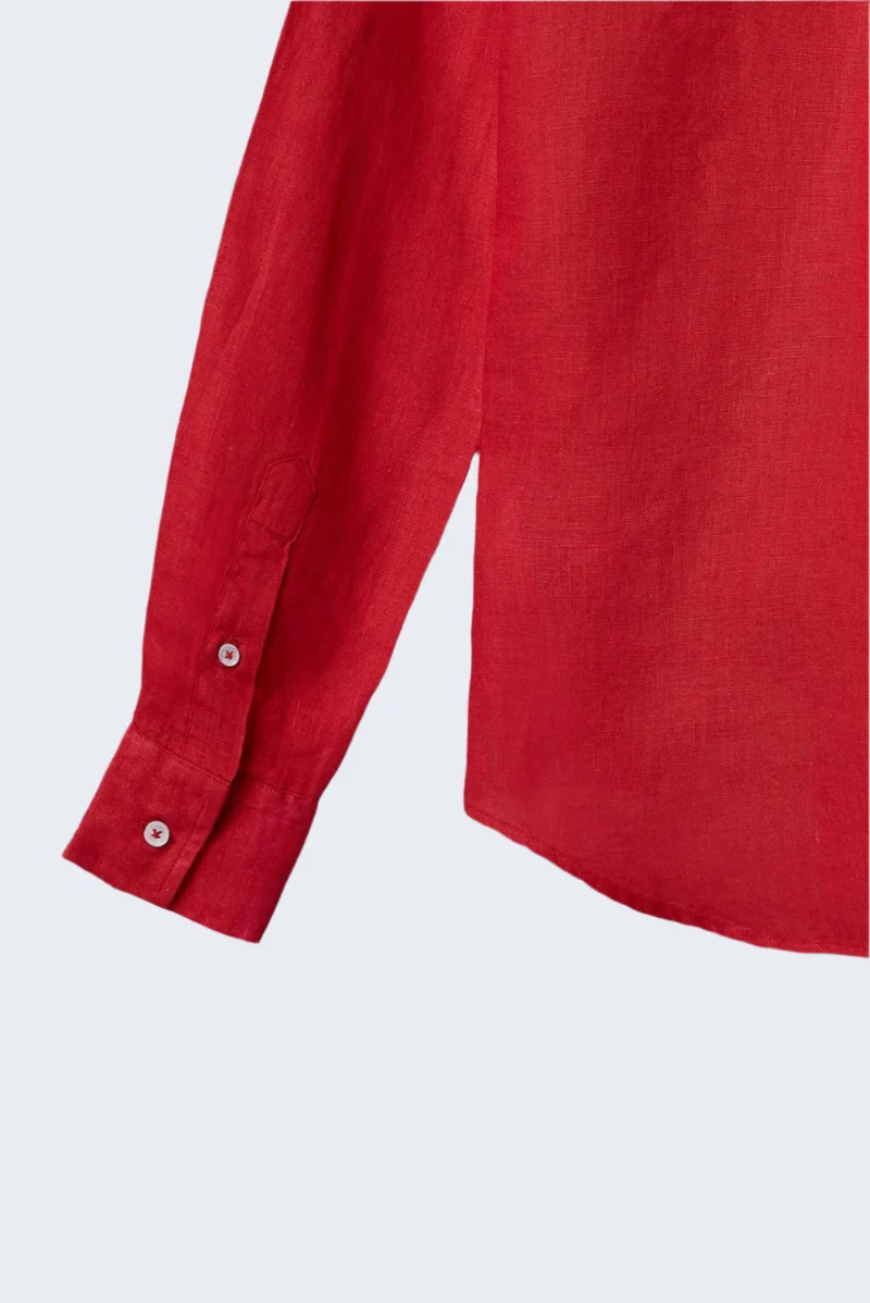 Beatrice Sport Linen Women’s Shirt Red