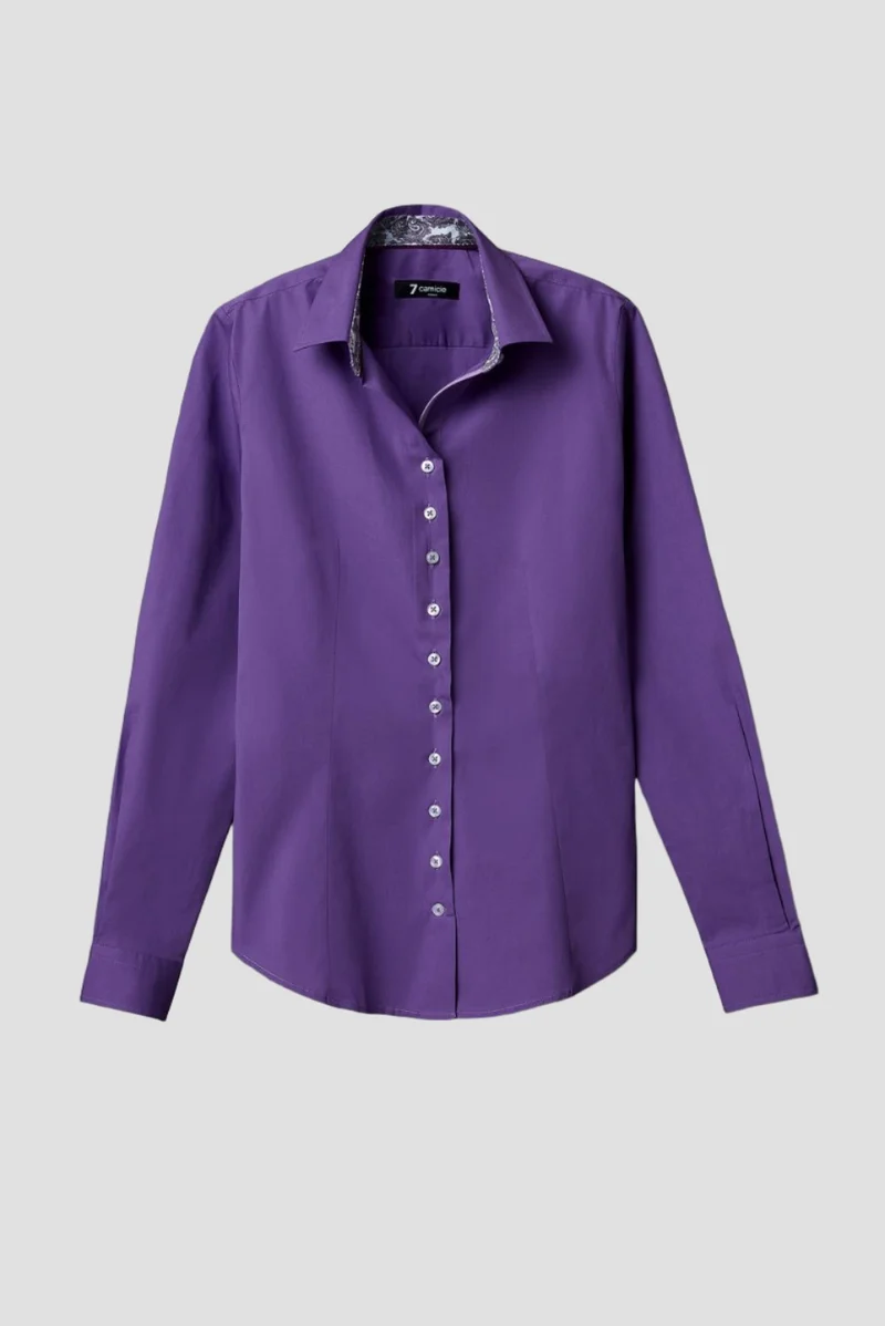 Beatrice Sport Poplin Stretch Women’s Shirt Purple