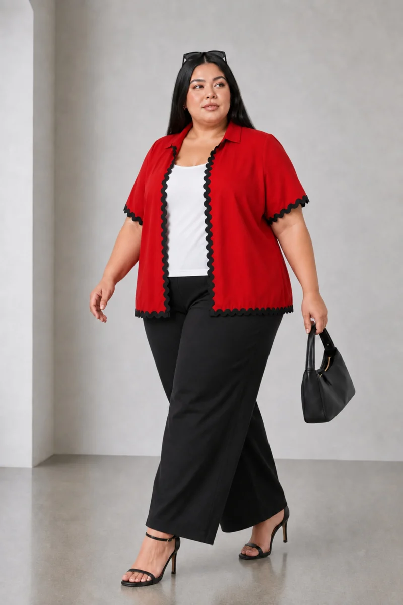 Ramira|Viscose Half Sleeve Shirt