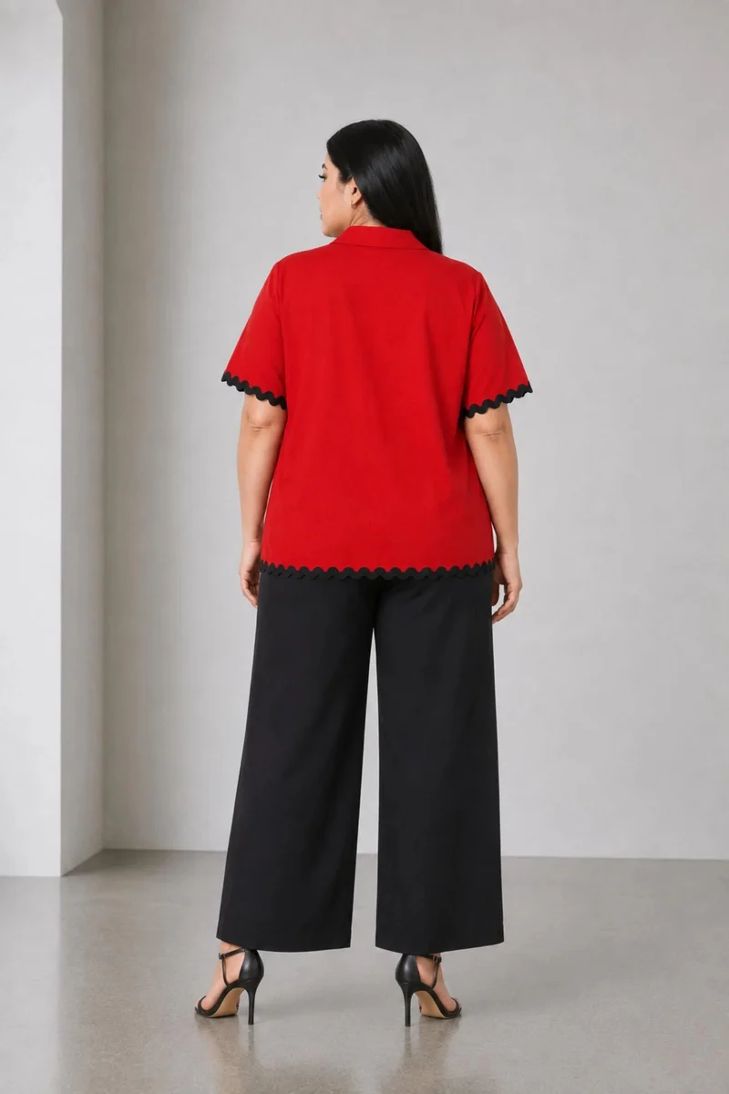 Ramira|Viscose Half Sleeve Shirt