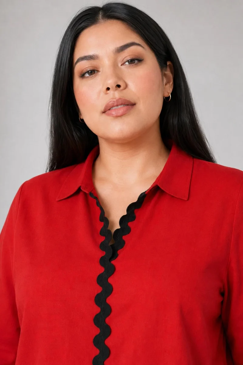 Ramira|Viscose Half Sleeve Shirt