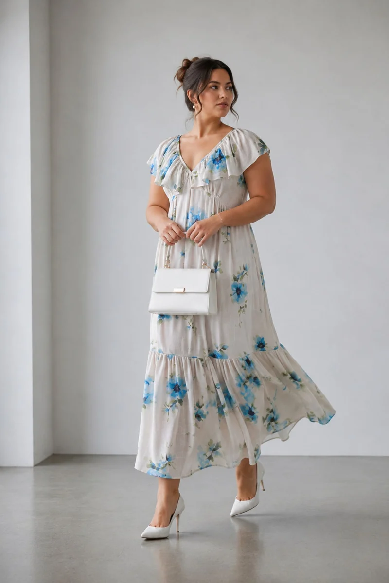 Boksi|Viscose Maxi Dress